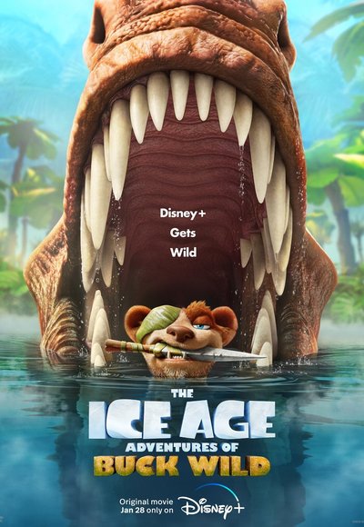 plakat filmu Epoka lodowcowa: Przygody dzikiego Bucka 2022